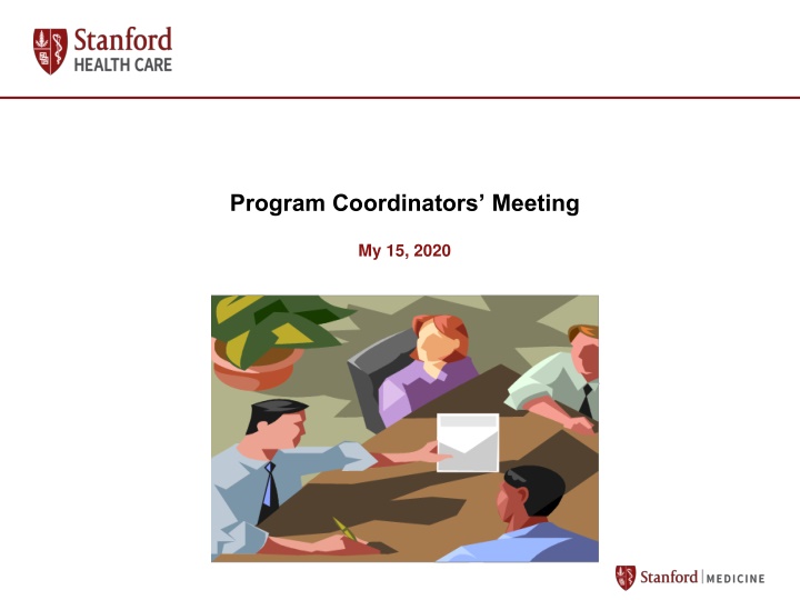 Program Coordinators Meeting Agenda and Updates
