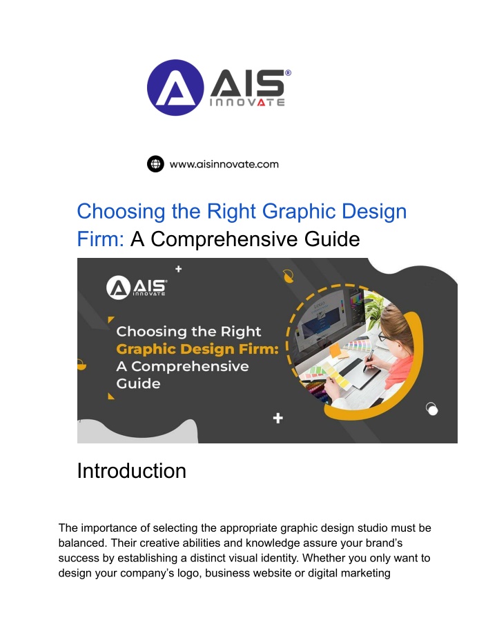 choosing the right graphic design firm n.w