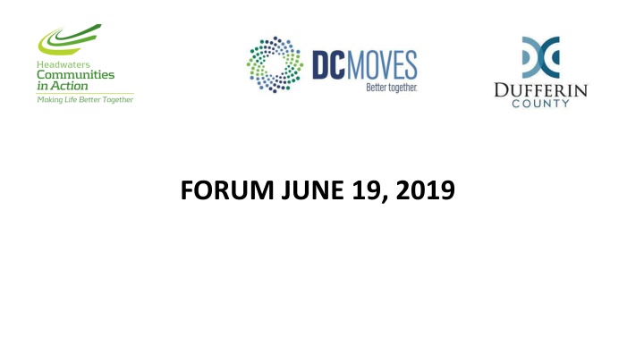 Community Collaboration Forum Highlights and Initiatives