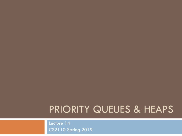 Priority Queues and Heaps in Java