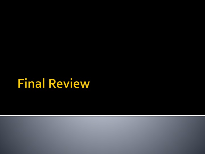 Comprehensive Final Exam Preparation for Computer Science Students