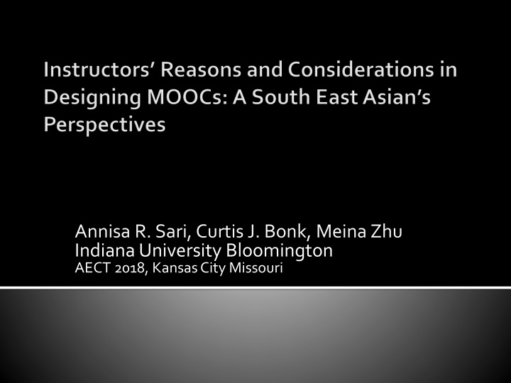 Examination of MOOCs in Southeast Asia: Trends and Considerations
