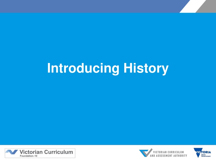 Exploring the Victorian Curriculum for History Education