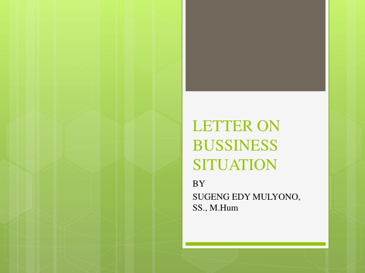 Business Inquiry Letters - Types and Examples