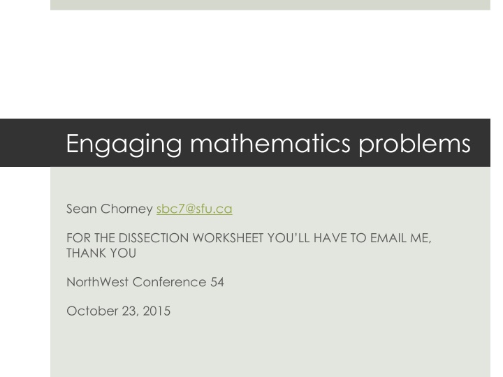 Engaging Mathematics Problems for Critical Thinking and Fun Learning