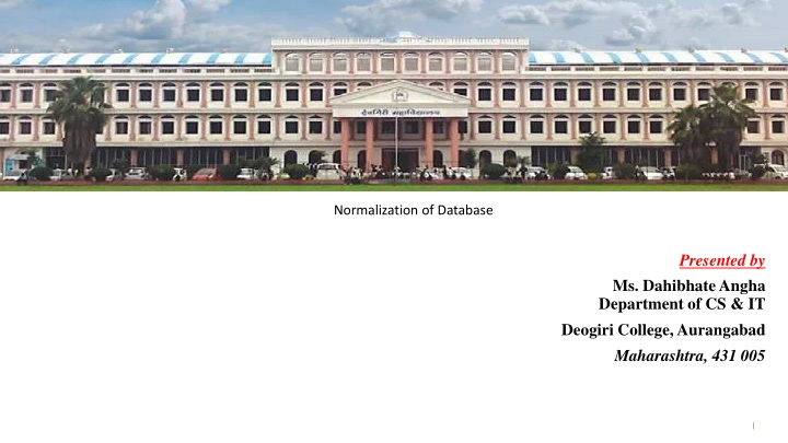 Database Normalization Techniques