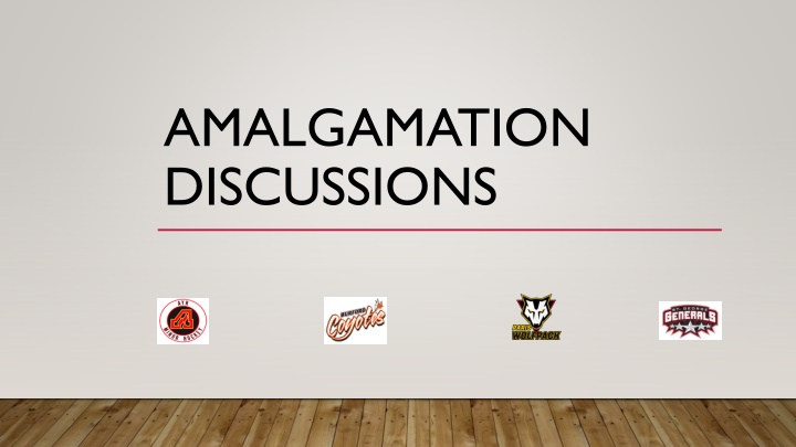 Proposal to Amalgamate Local Hockey Associations