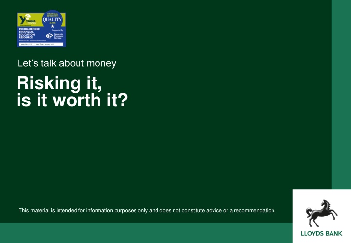 Risk and Insurance: Is It Worth It?