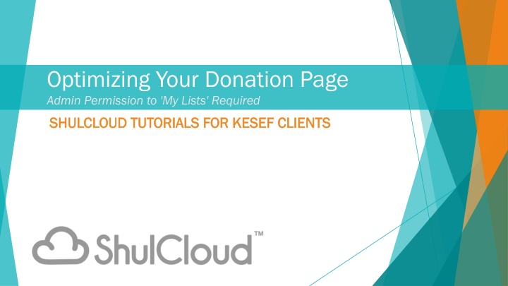 Donation Page Optimization Guide
