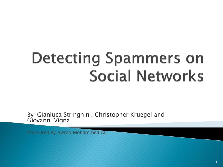 Analysis of Spam Activity on Popular Social Networks