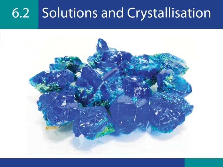 Solutions and Solubility in Chemistry