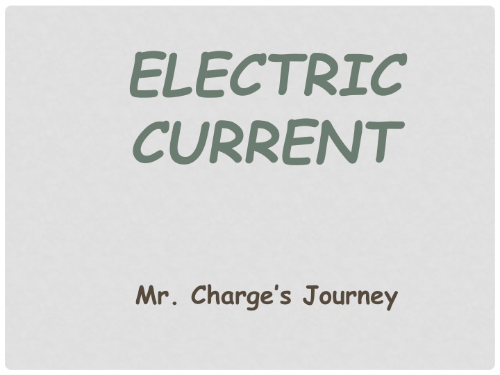 Electric Current Concepts through Practice Problems