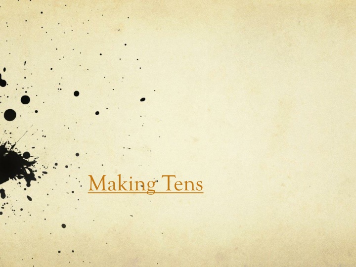 Fun with Making Tens - Quick Math Activities for First Graders