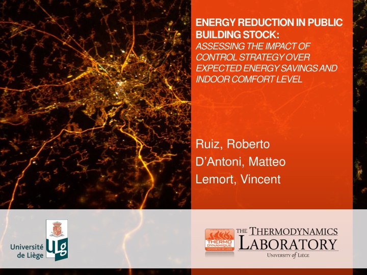 Assessing Energy Savings Strategies in Public Buildings