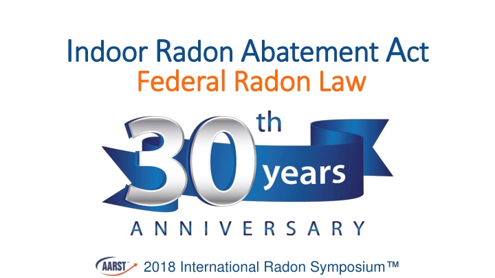 Radon Regulation and Public Information Guidelines