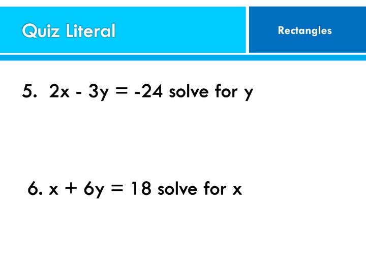 Linear Systems of Equations