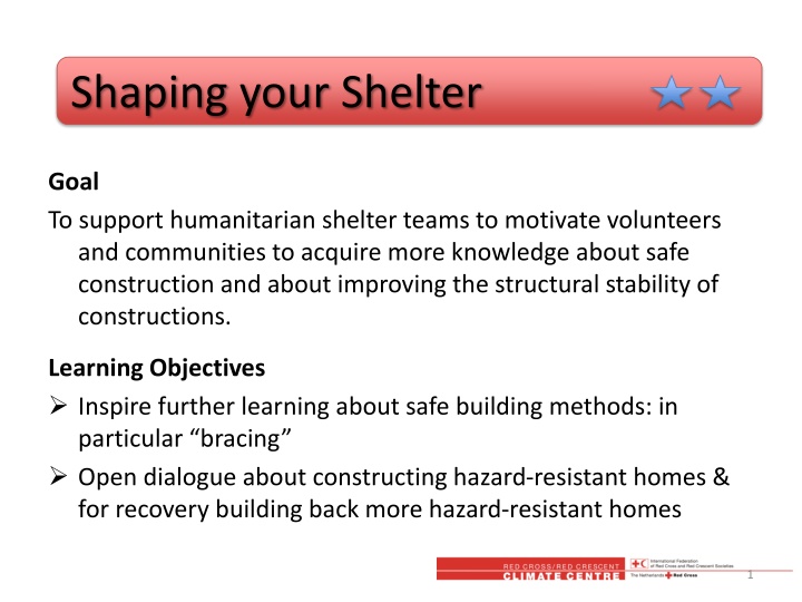 Interactive Shelter Building Game for Disaster Preparedness