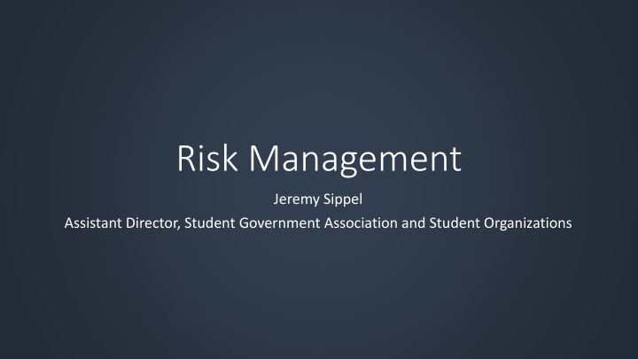 Important Guidelines on Alcohol, Drugs & Safety in Student Organizations