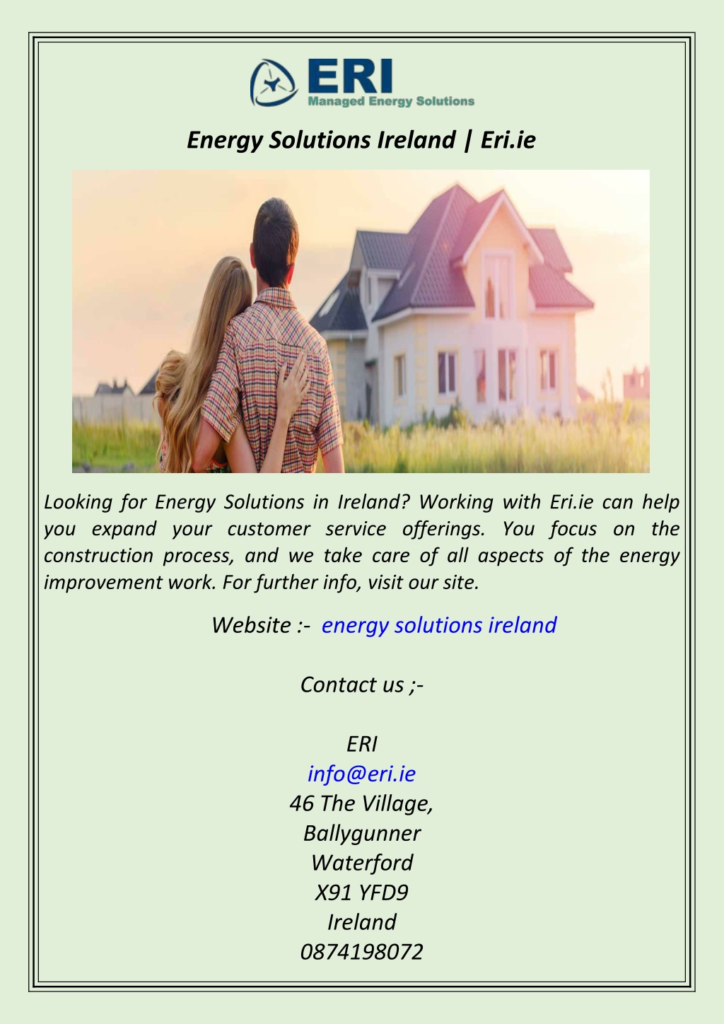 energy solutions ireland eri ie l.w