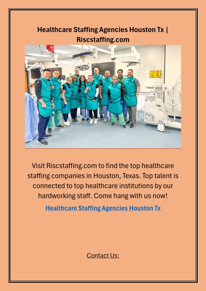 healthcare staffing agencies houston n.w