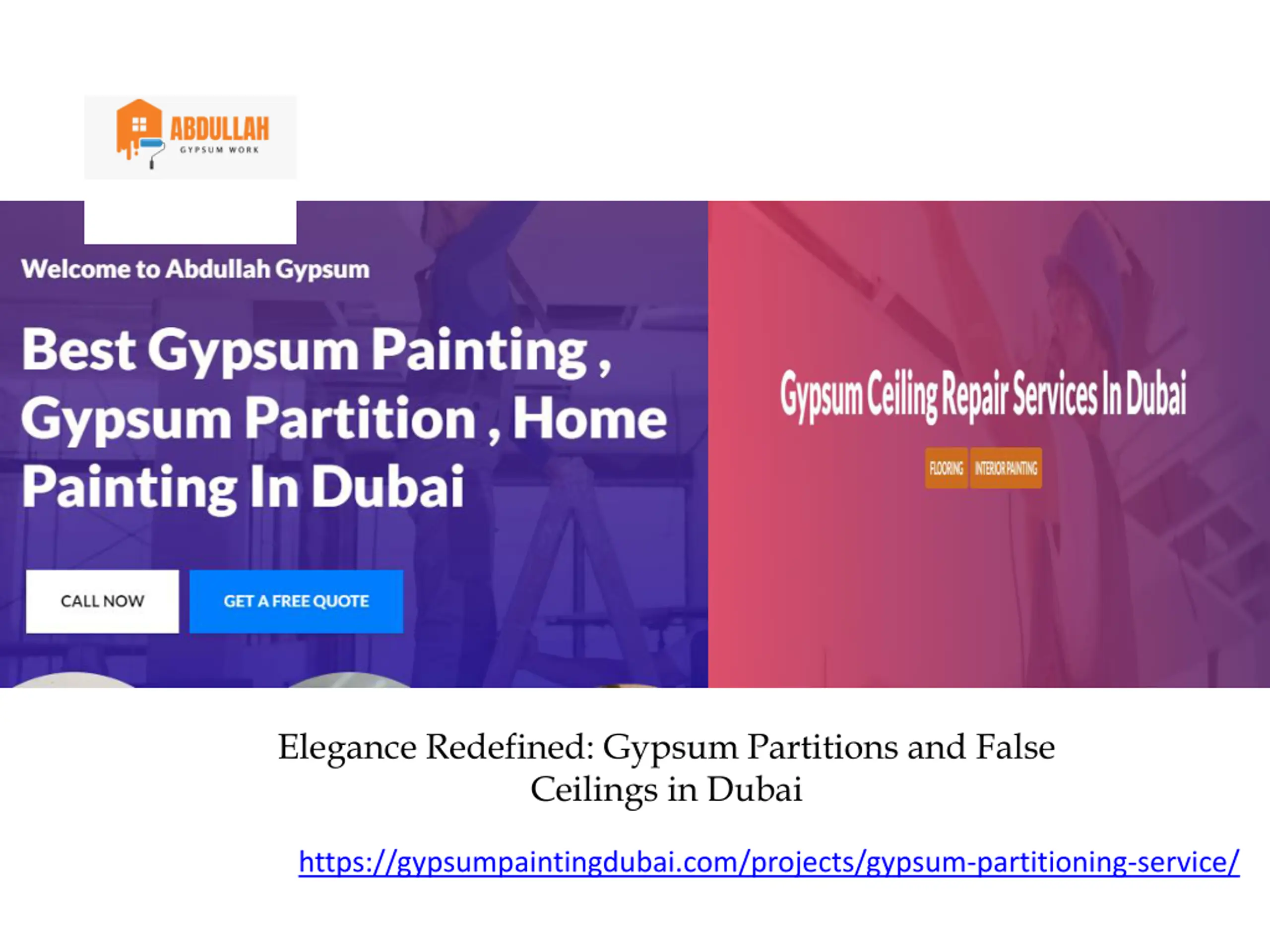 Elegance Redefined Gypsum Partitions and False Ceilings in Dubai