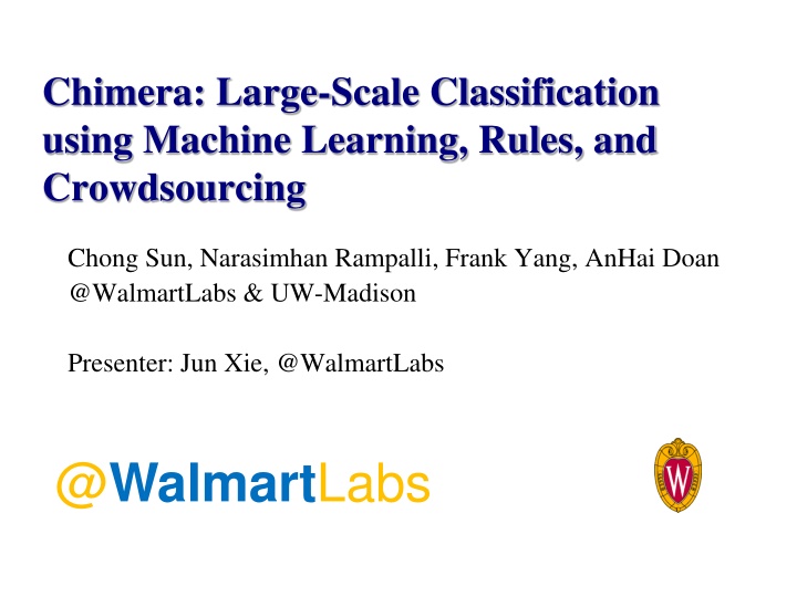 Efficient Large-Scale Product Classification using Machine Learning and Crowdsourcing