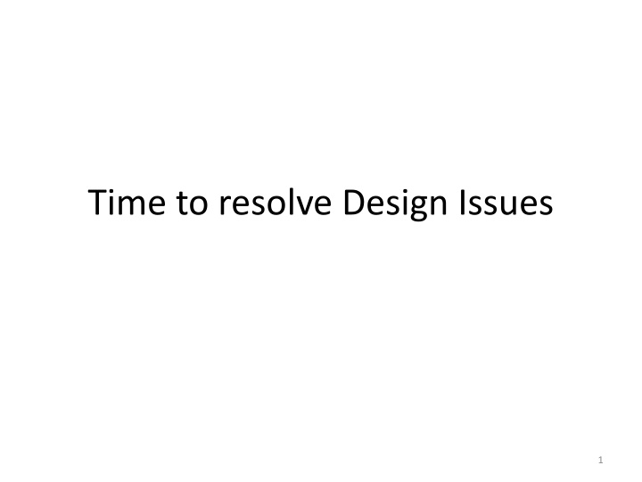 Project Design and Deadline Considerations