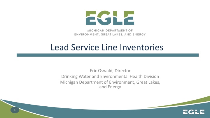 Lead Service Line Inventories Overview in Michigan