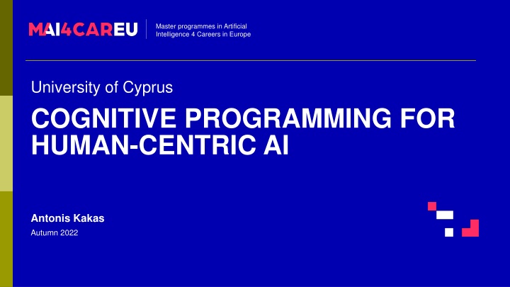 Argumentation and Realization in AI Master Programmes