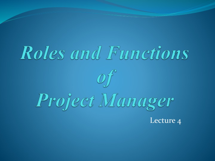 Project Management Basics