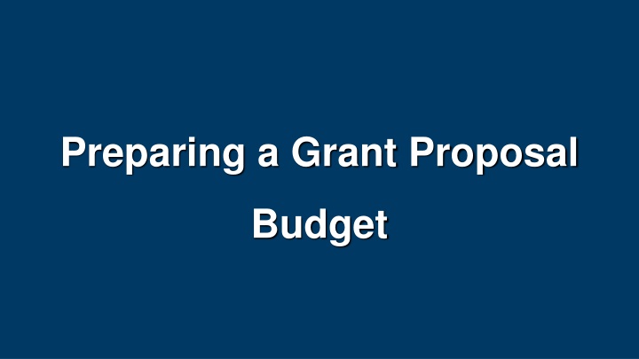 Comprehensive Guide to Grant Proposal Budgeting