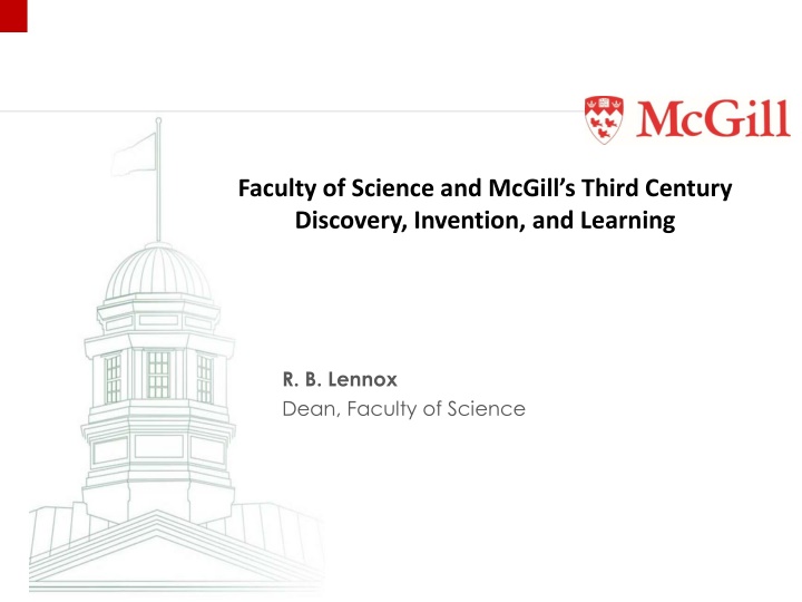 McGill's Faculty of Science: A Legacy of Discovery and Innovation