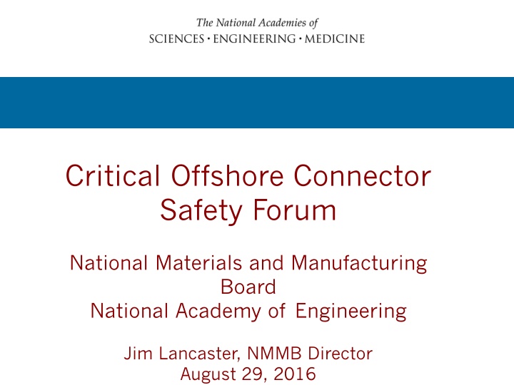 National Academy of Engineering and Materials Science Insights