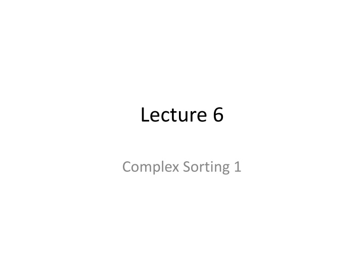 Comprehensive Overview of Sorting Algorithms in Computer Science