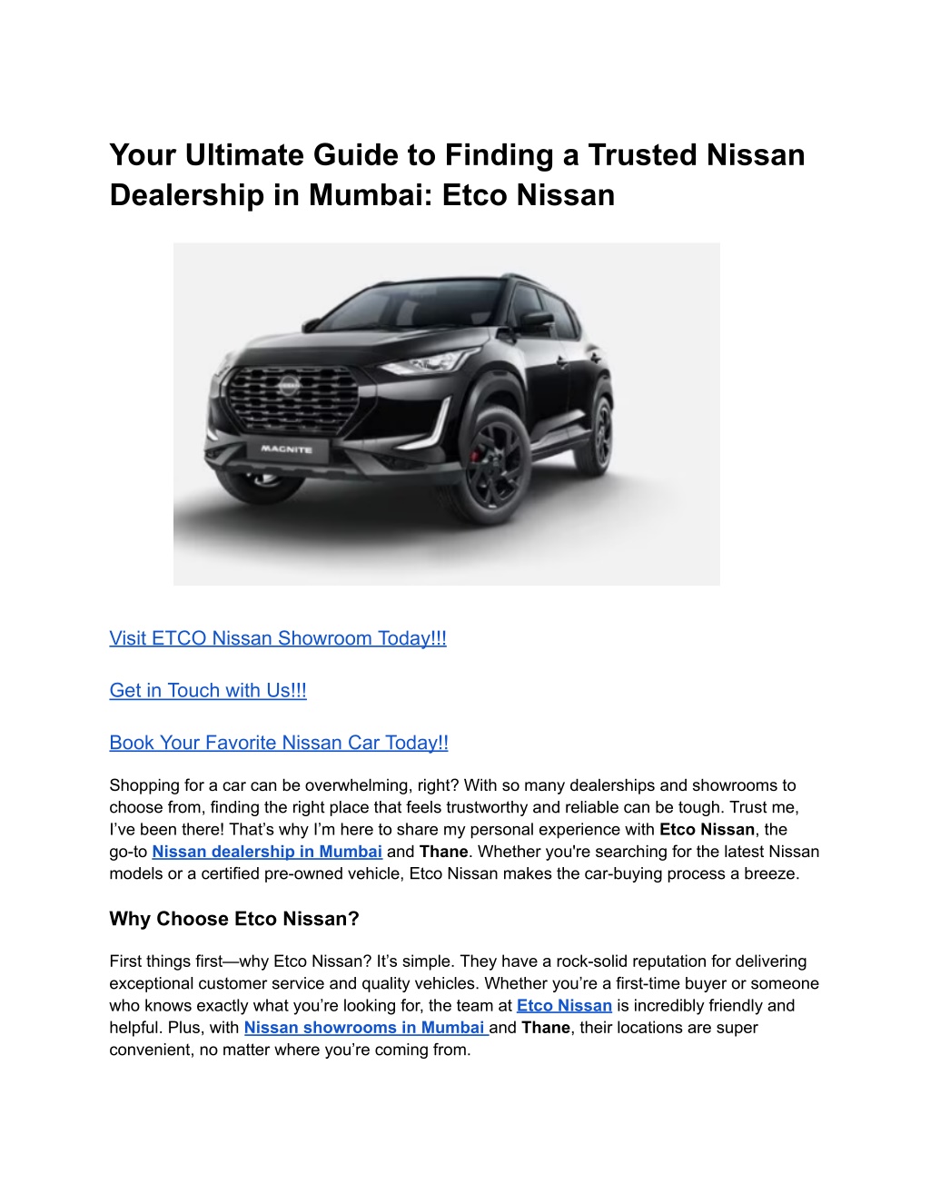 your ultimate guide to finding a trusted nissan l.w