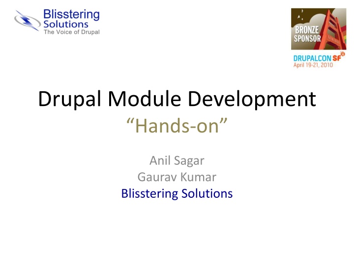 Hands-On Drupal Module Development Guide