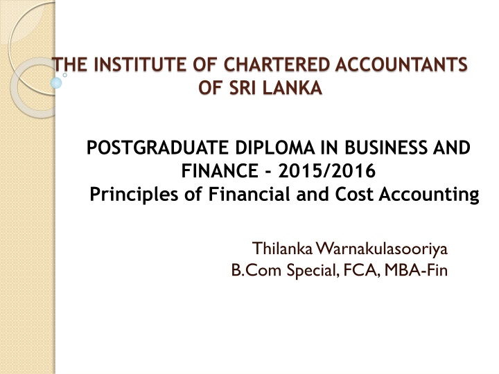 Overhead Allocation in Financial Accounting
