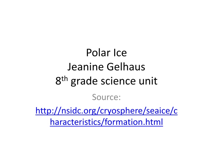 Ocean Salinity and Freezing Points