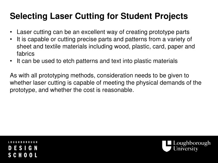 Laser Cutting for Student Projects: Tips and Considerations