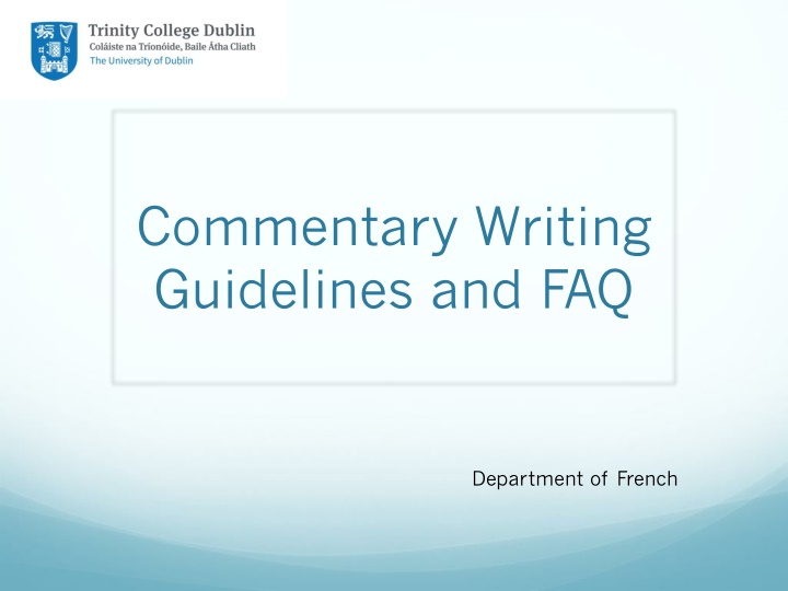 Mastering Commentary Writing: Essential Guidelines and Tips