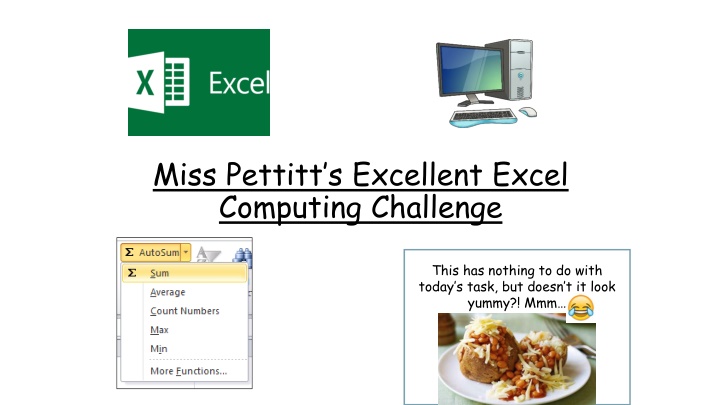 Excel Computing Challenge: Cell References and Spreadsheet Formatting