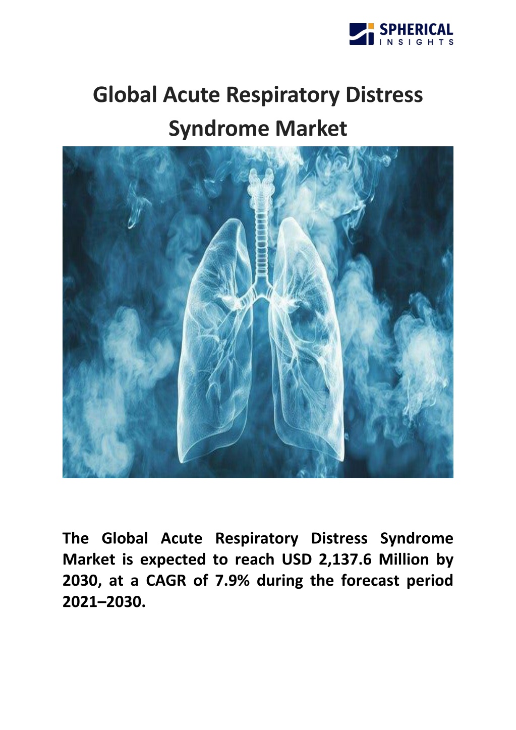 global acute respiratory distress syndrome market l.w