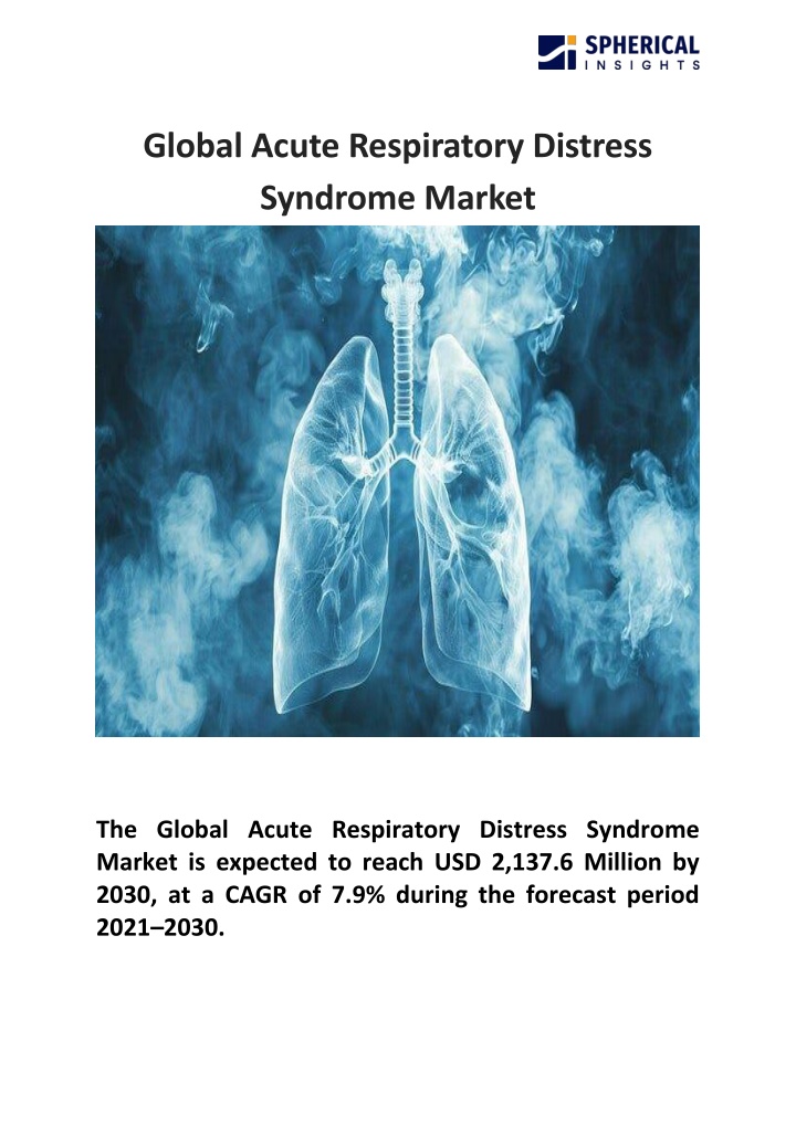 global acute respiratory distress syndrome market n.w