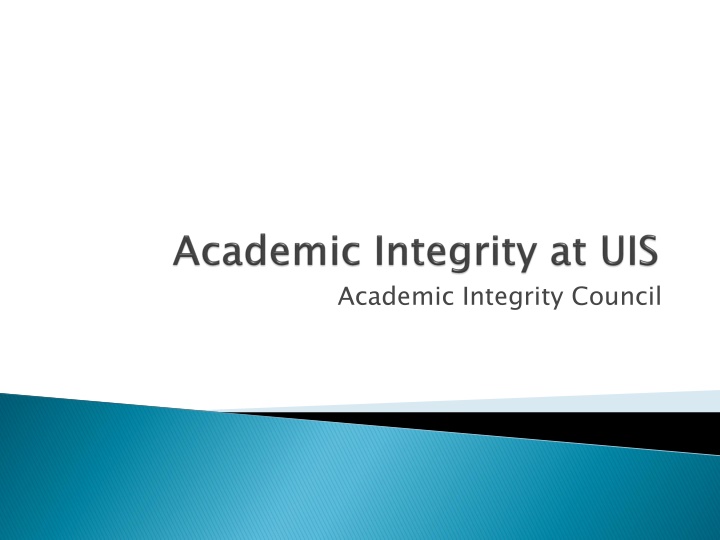 Academic Integrity Policy at UIS - Guidelines and Procedures