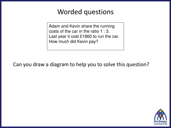 Ratio Word Problems and Diagrams