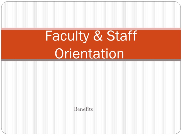 Employee Benefits Overview