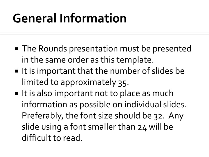 Guidelines for Structuring Effective Presentations