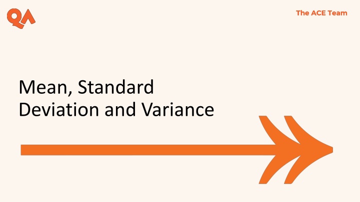 Descriptive Statistics: Mean, Standard Deviation, and Variance