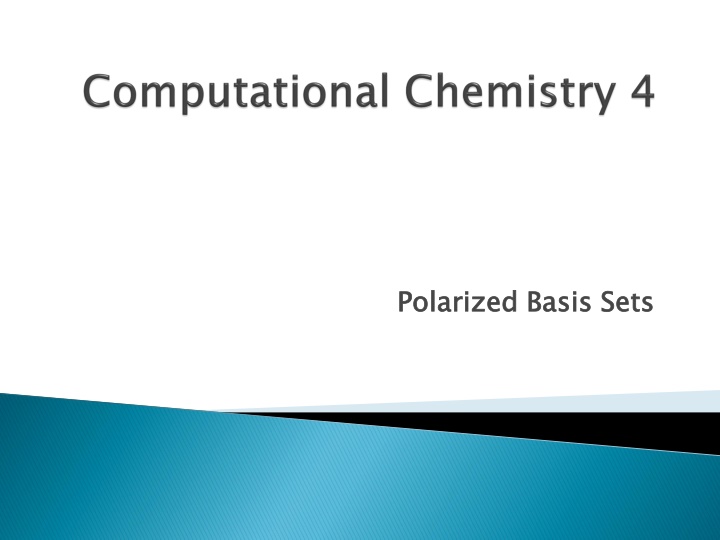 Electron Correlation and Basis Sets in Molecular Calculations