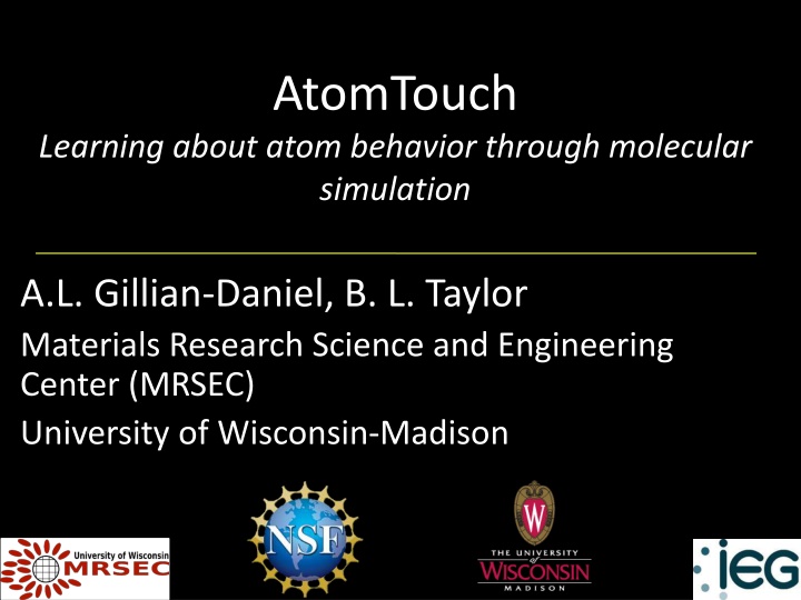 Nanotechnology through Atom Behavior Simulation